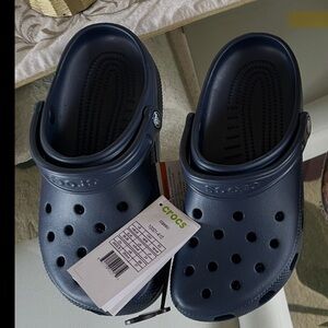 CROCS Unisex Classic Navy Clogs